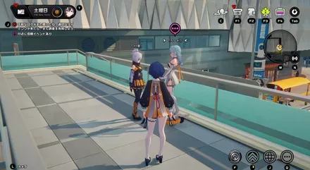 ルミナスクエアの歩道橋の上の画像