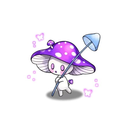 光茸の精【紫】