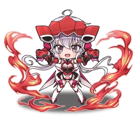 雪音クリスの覚醒前イラスト