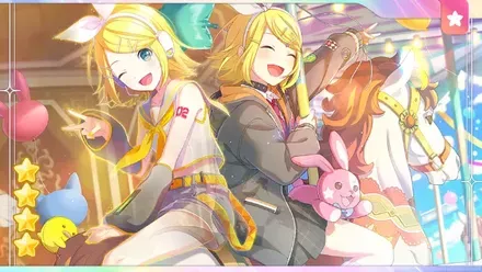 ［メリーゴーランドでいえーい！］鏡音リン