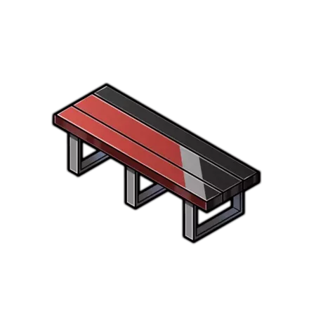 赤いベンチ★13の画像