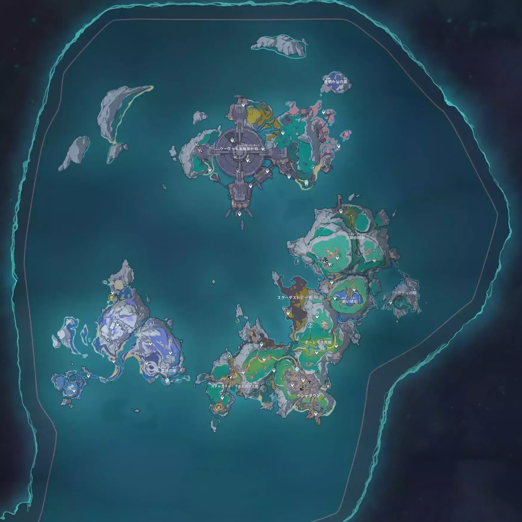 ナドクライ記事用マップ