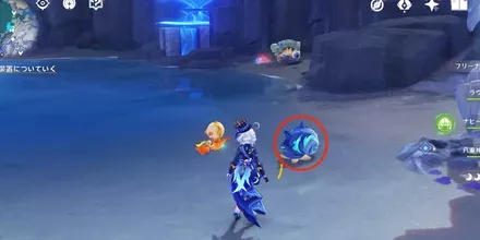 シーマイマイを攻撃