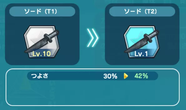 バトルグッズ進化