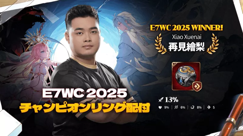 EWC2025チャンピオンリング