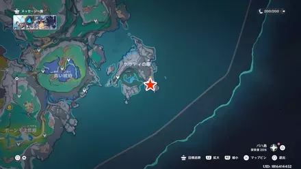 波底のささやきのマップ