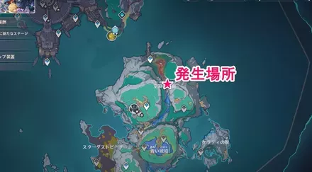 宙の外の色彩のマップ