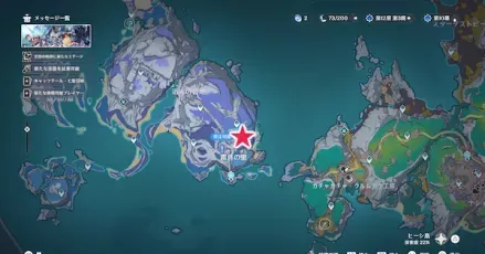 霜月の祝祷のマップ