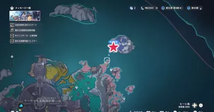 灯台へのマップ