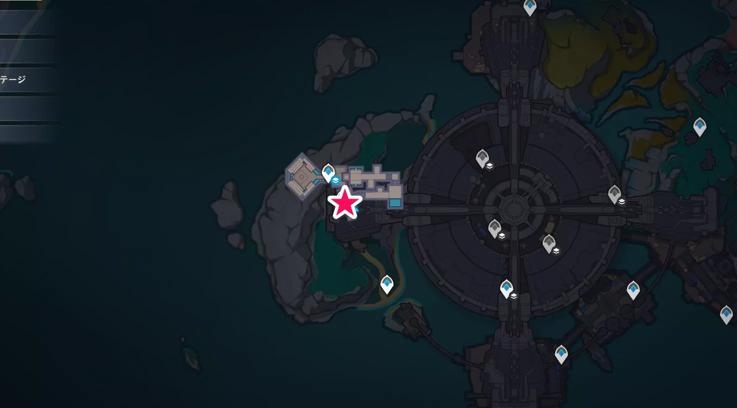 優先事項の場所