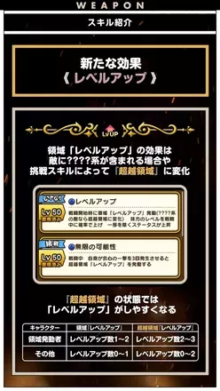 レベルアップの効果③