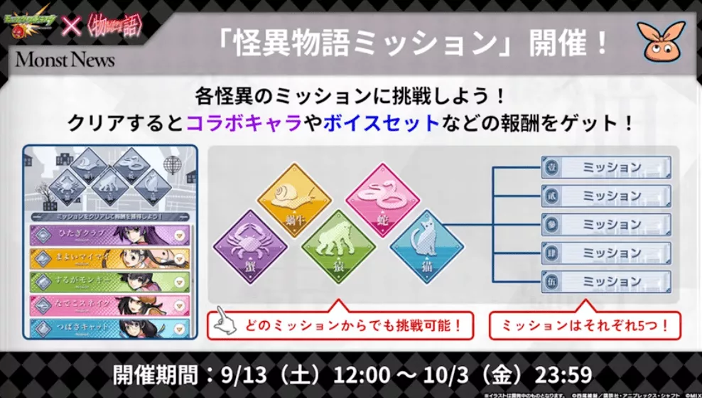 怪異物語ミッション