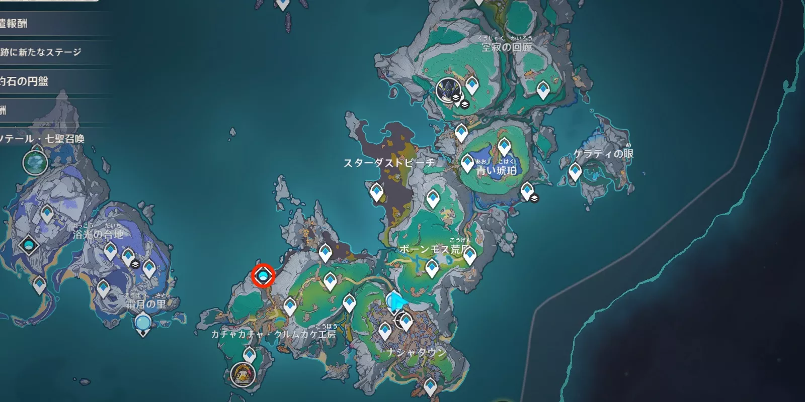 光なき深都の場所