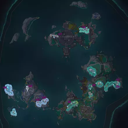 Ver.6.0月神の瞳数字マップ(地下)