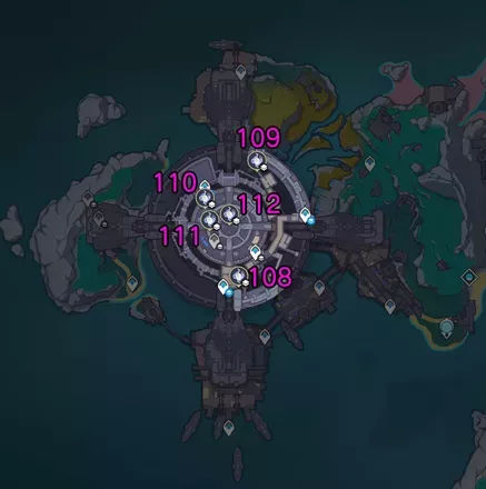 Ver.6.0月神の瞳数字マップ(空中)