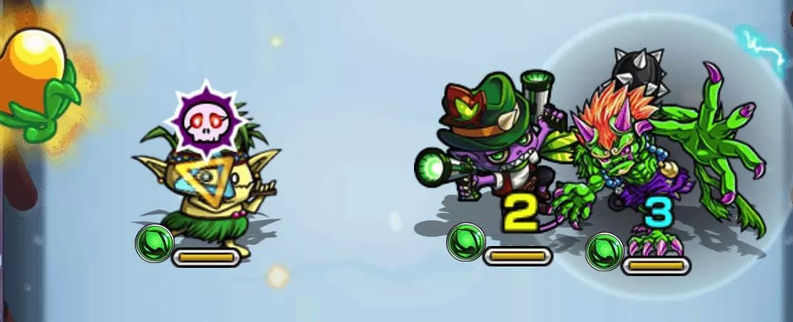 ドクロ 攻撃アップフレア