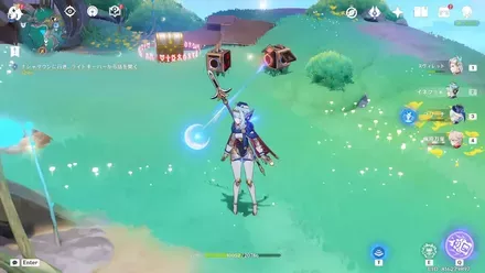 クーヴァキの力を使って操作する