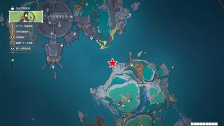 ナドクライ：青い琥珀_北西