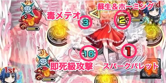 千石撫子攻撃パターン