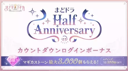 Magia Dayカウントダウンログインボーナス