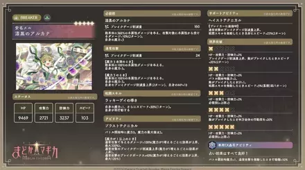 安名メル（漆黒のアルカナ）性能