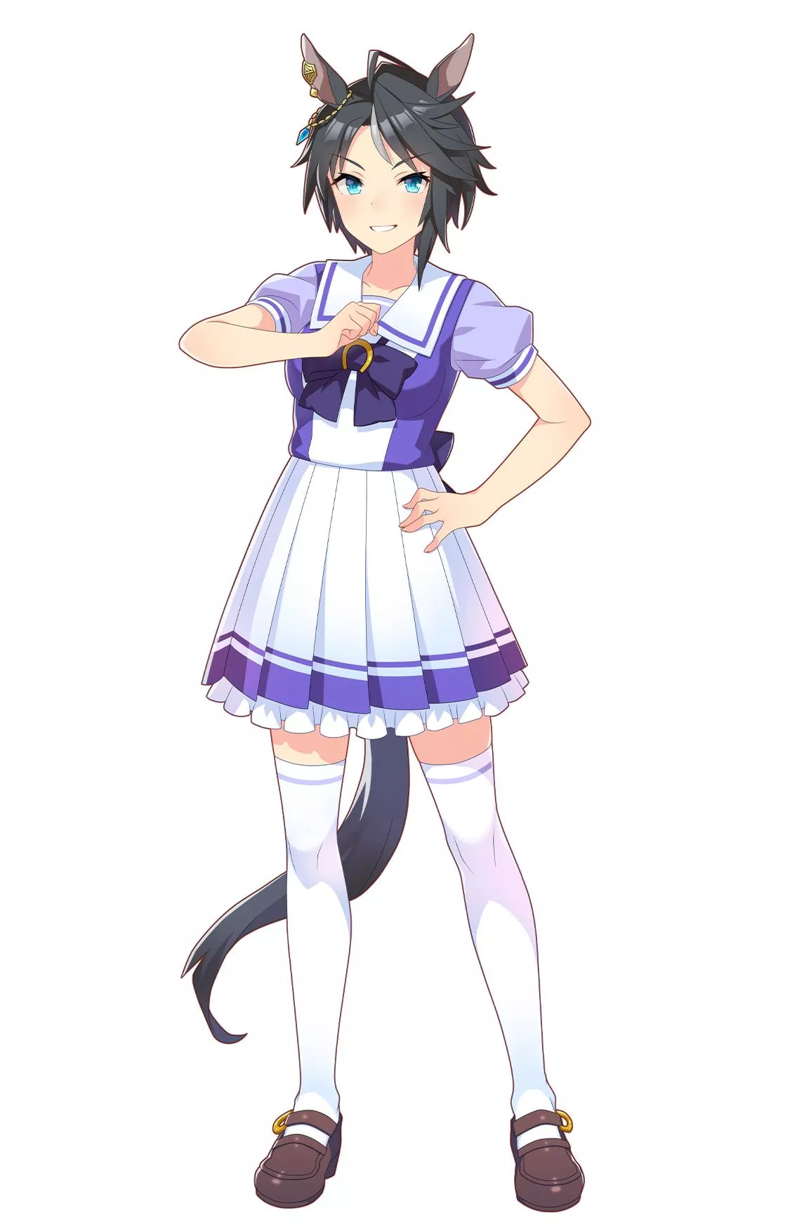 フジキセキの制服イラスト