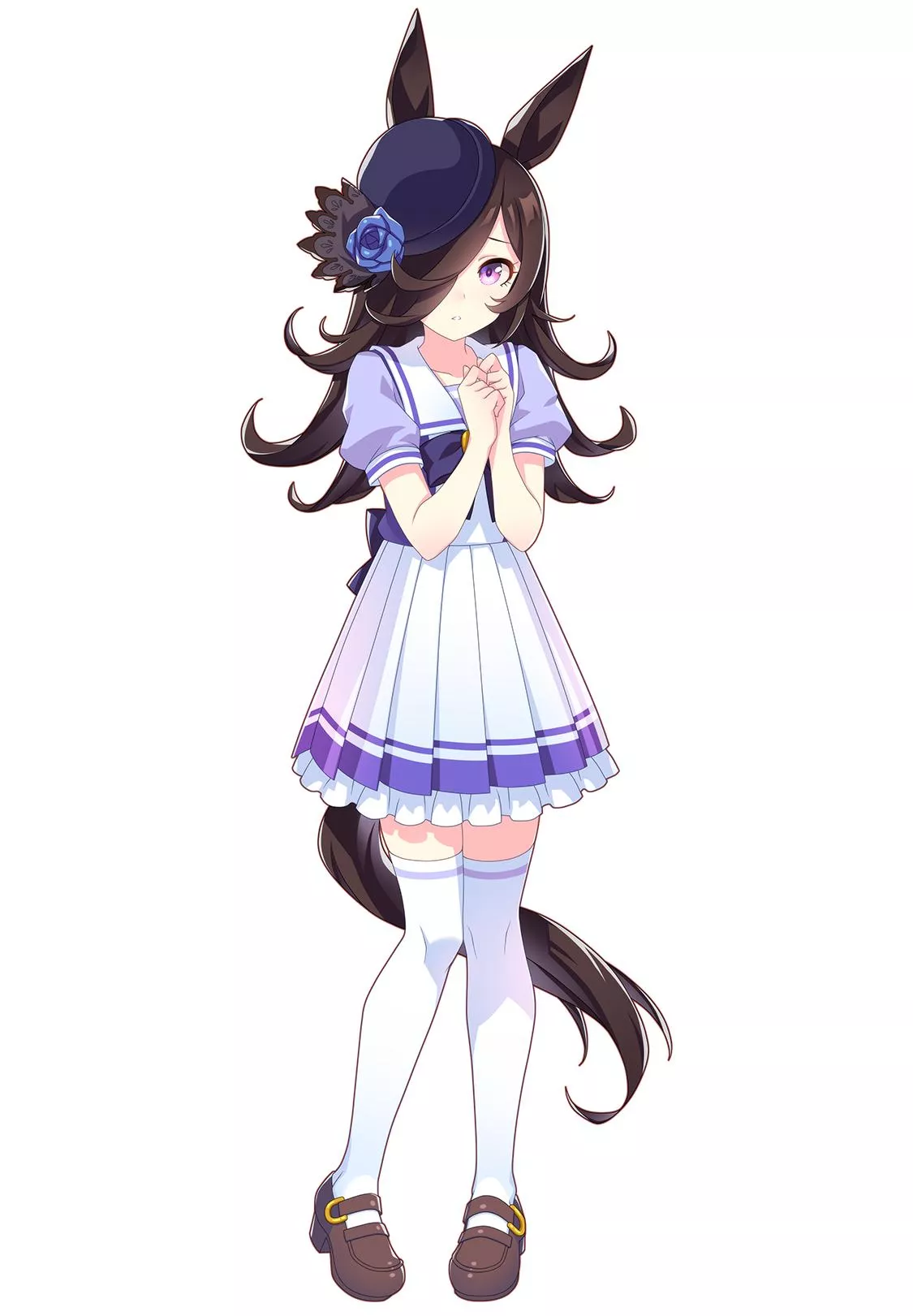 ライスシャワーの制服イラスト