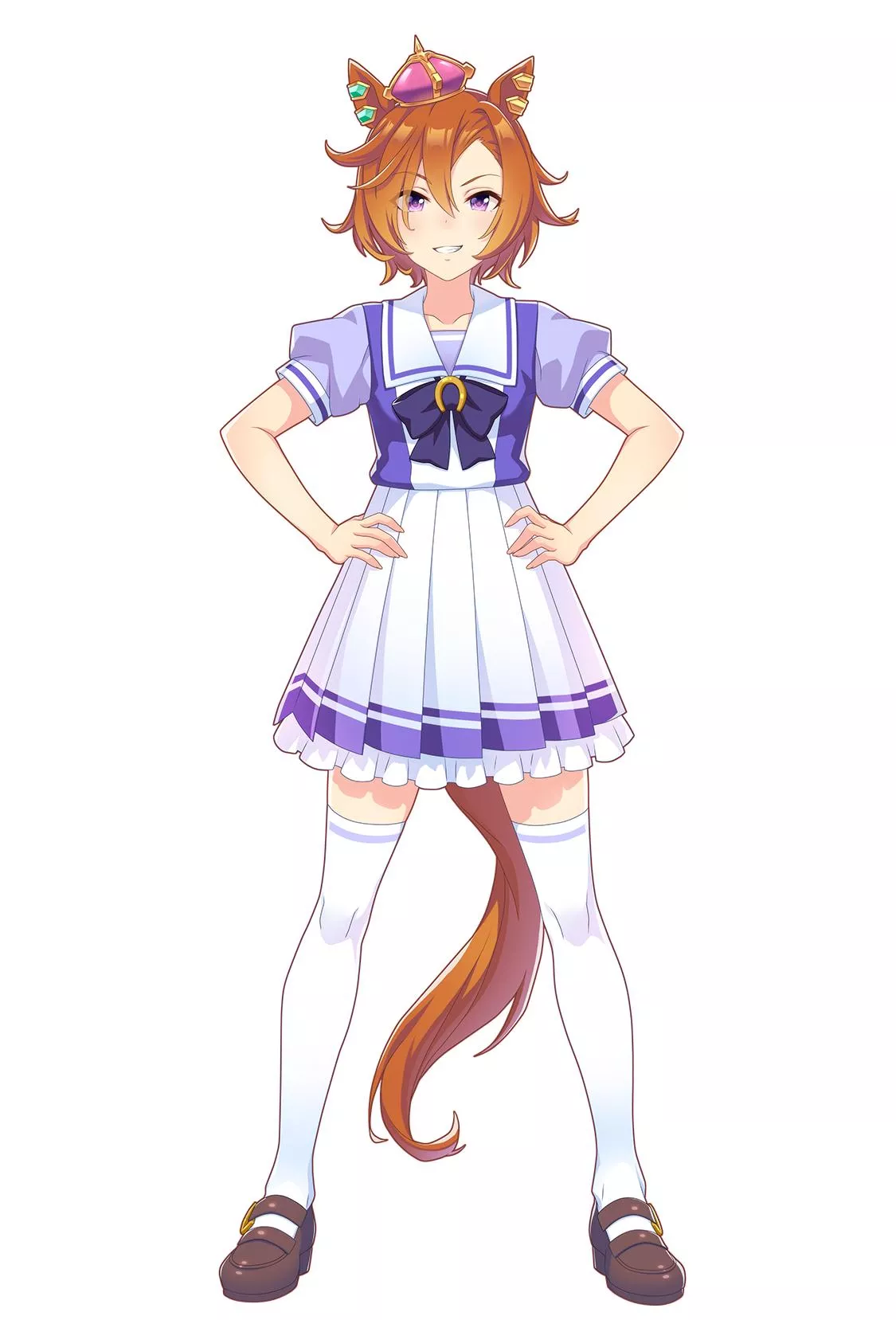 テイエムオペラオーの制服イラスト