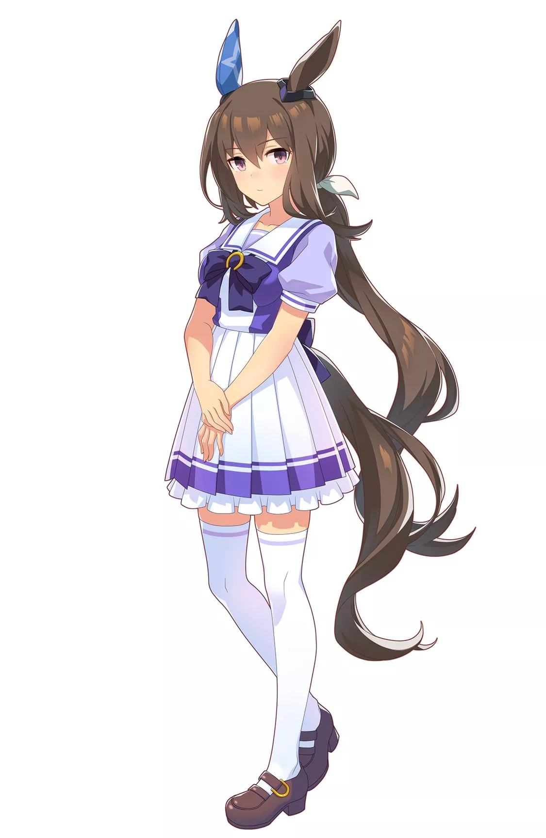 アドマイヤベガの制服イラスト