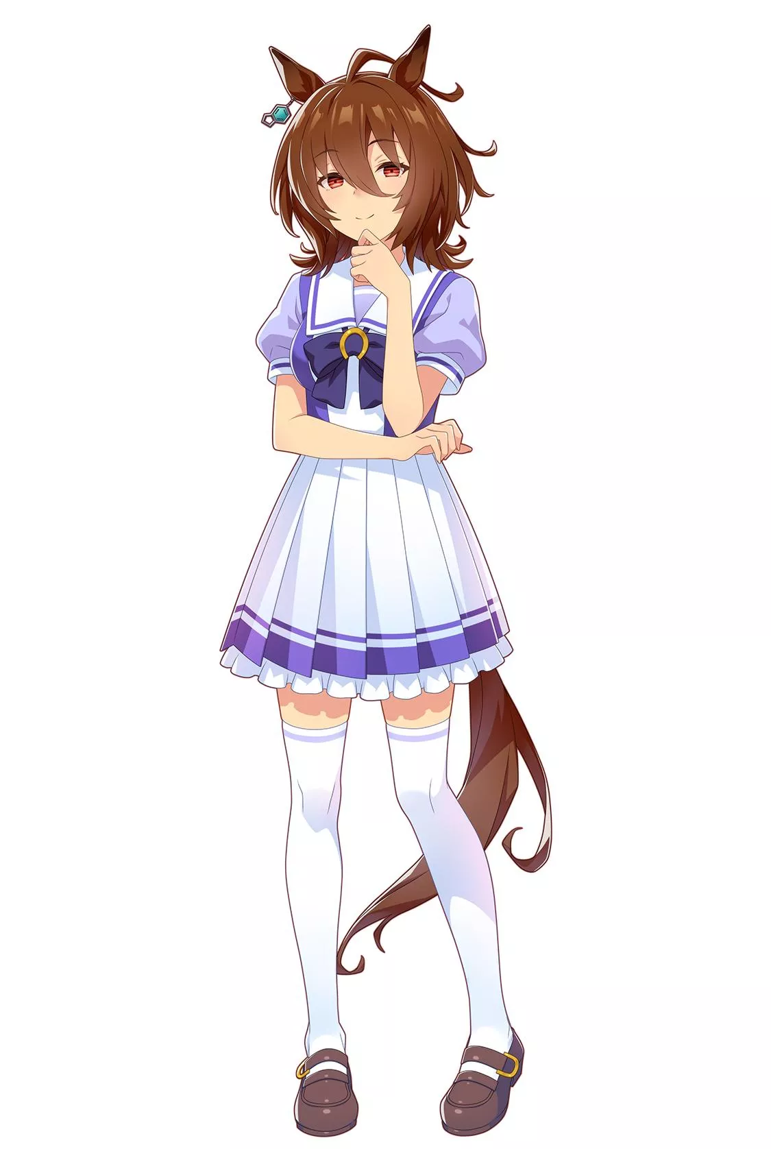 アグネスタキオンの制服イラスト