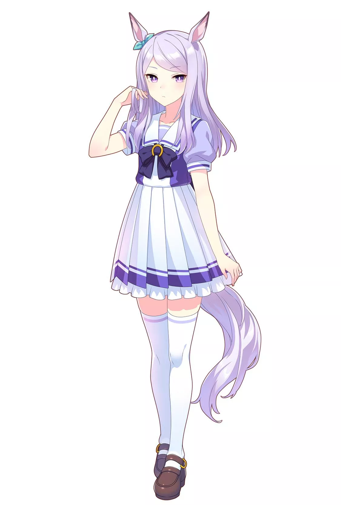 メジロマックイーンの制服イラスト