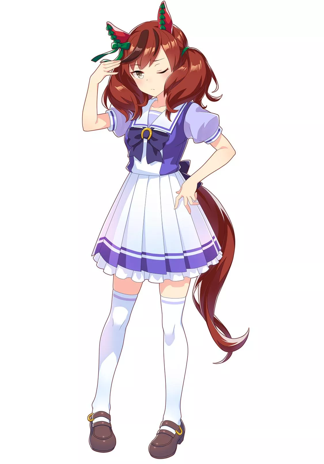 ナイスネイチャの制服イラスト