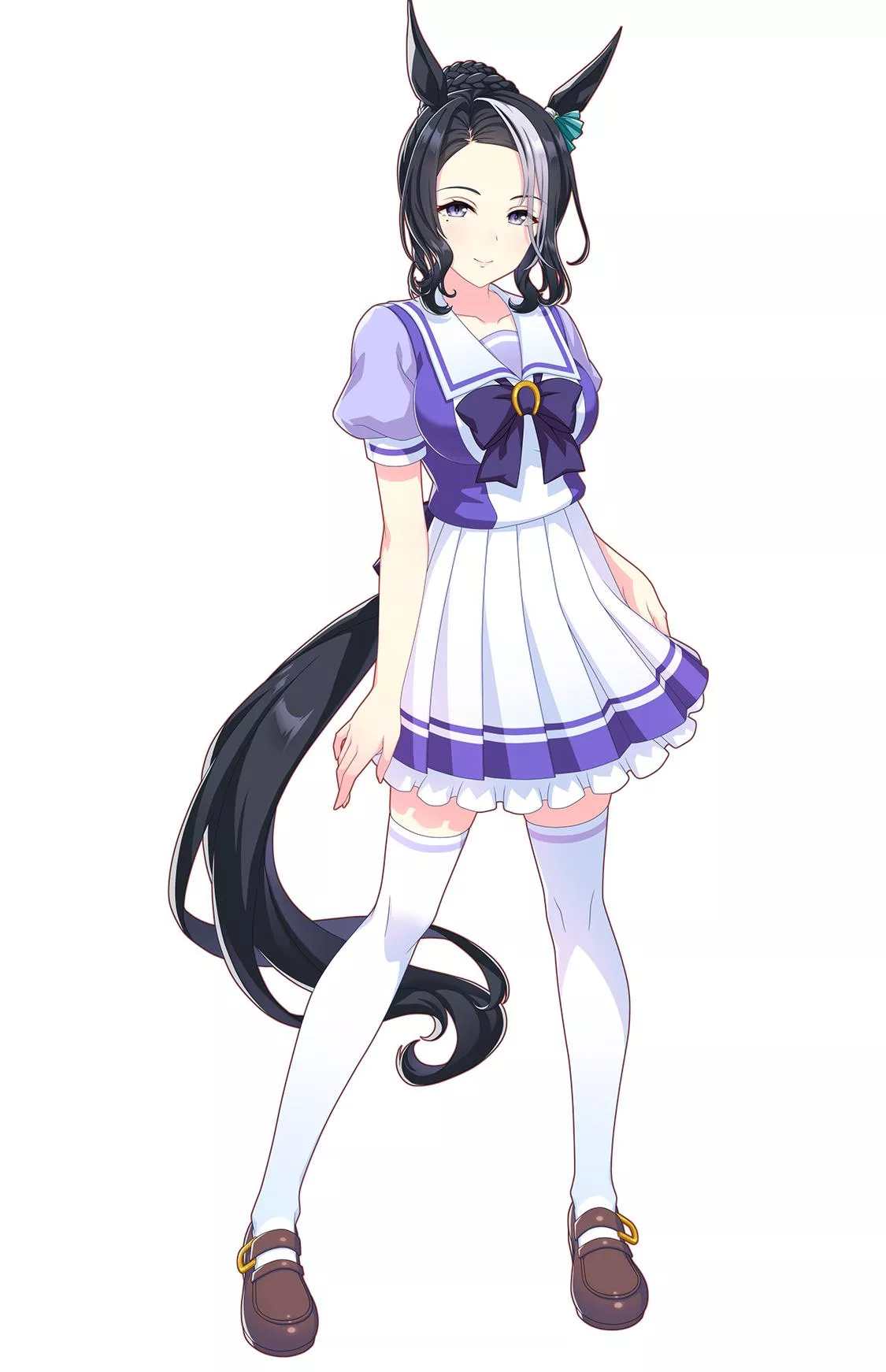 メジロラモーヌの制服イラスト