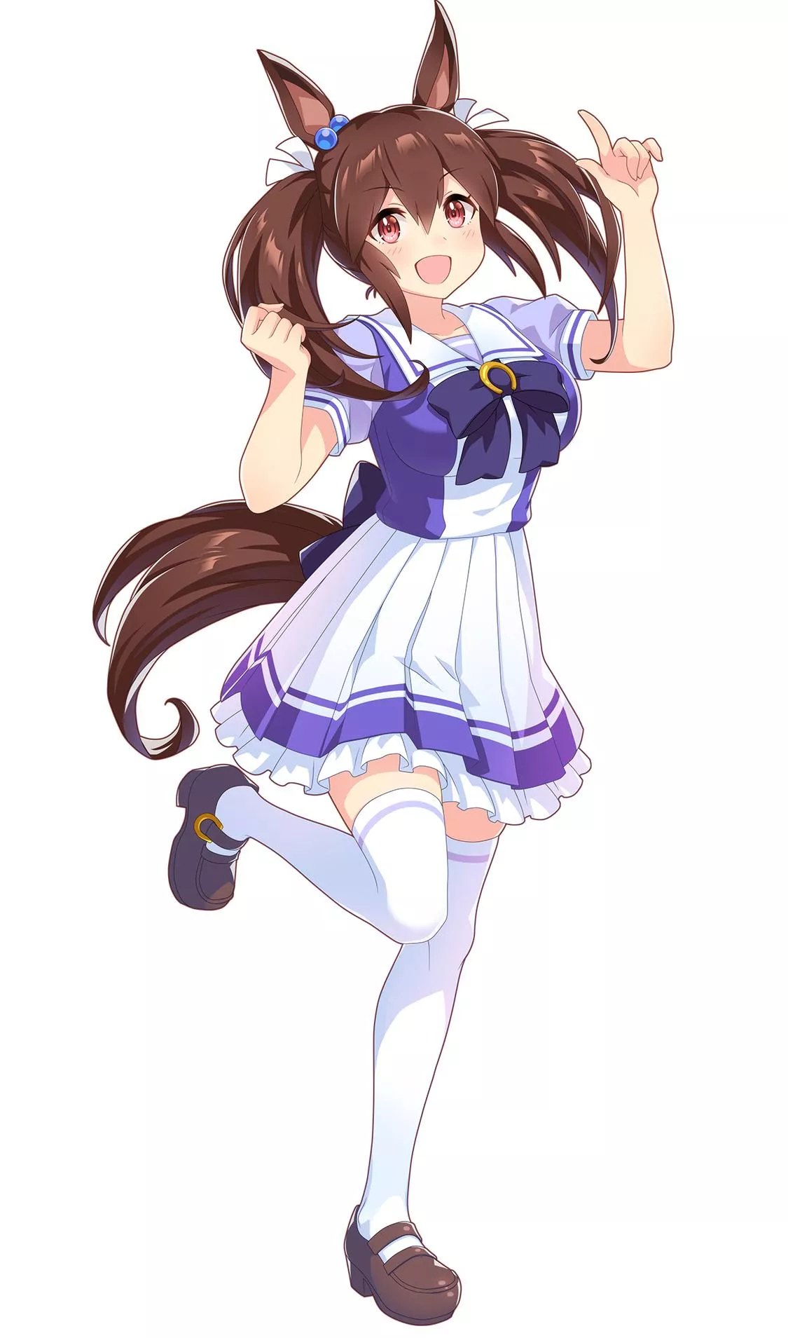 ヒシアケボノの制服イラスト