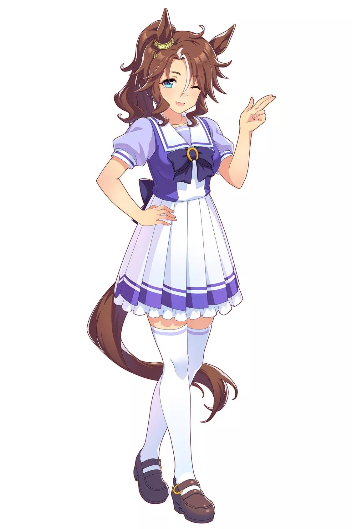 メジロパーマーの制服イラスト