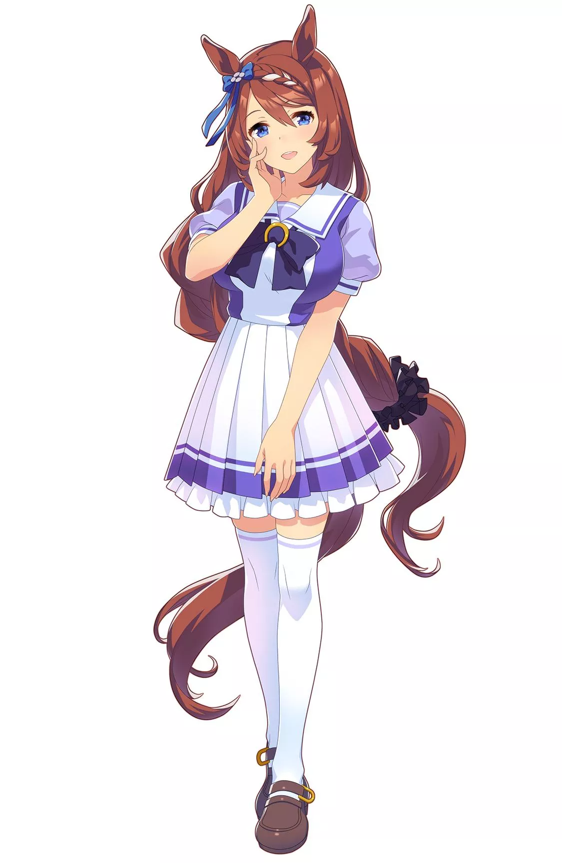 スーパークリークの制服イラスト