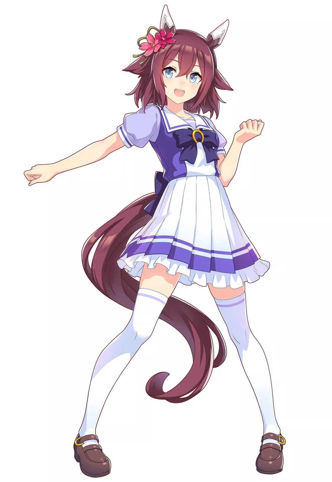 サクラチヨノオーの制服イラスト