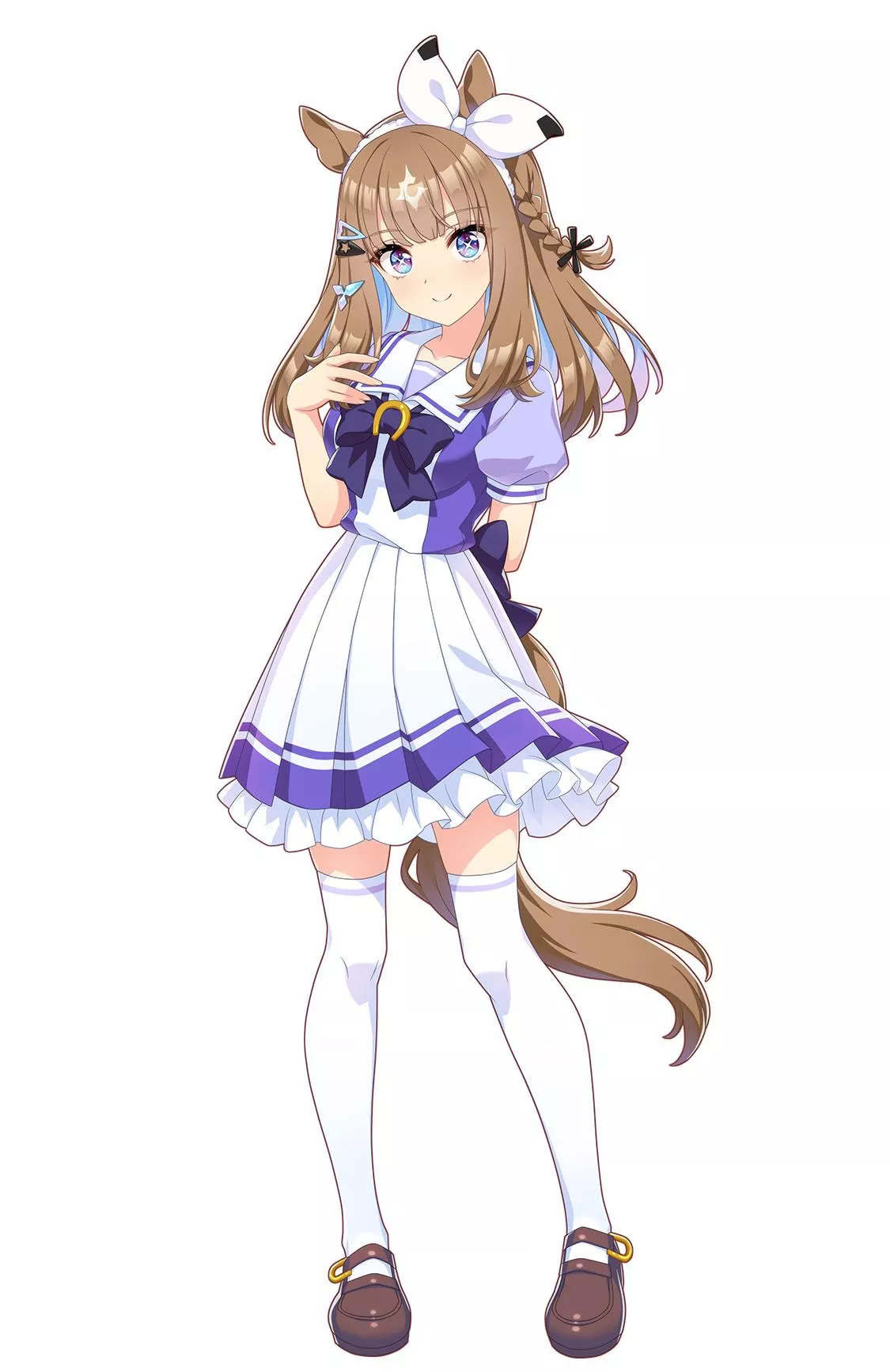 アーモンドアイの制服イラスト