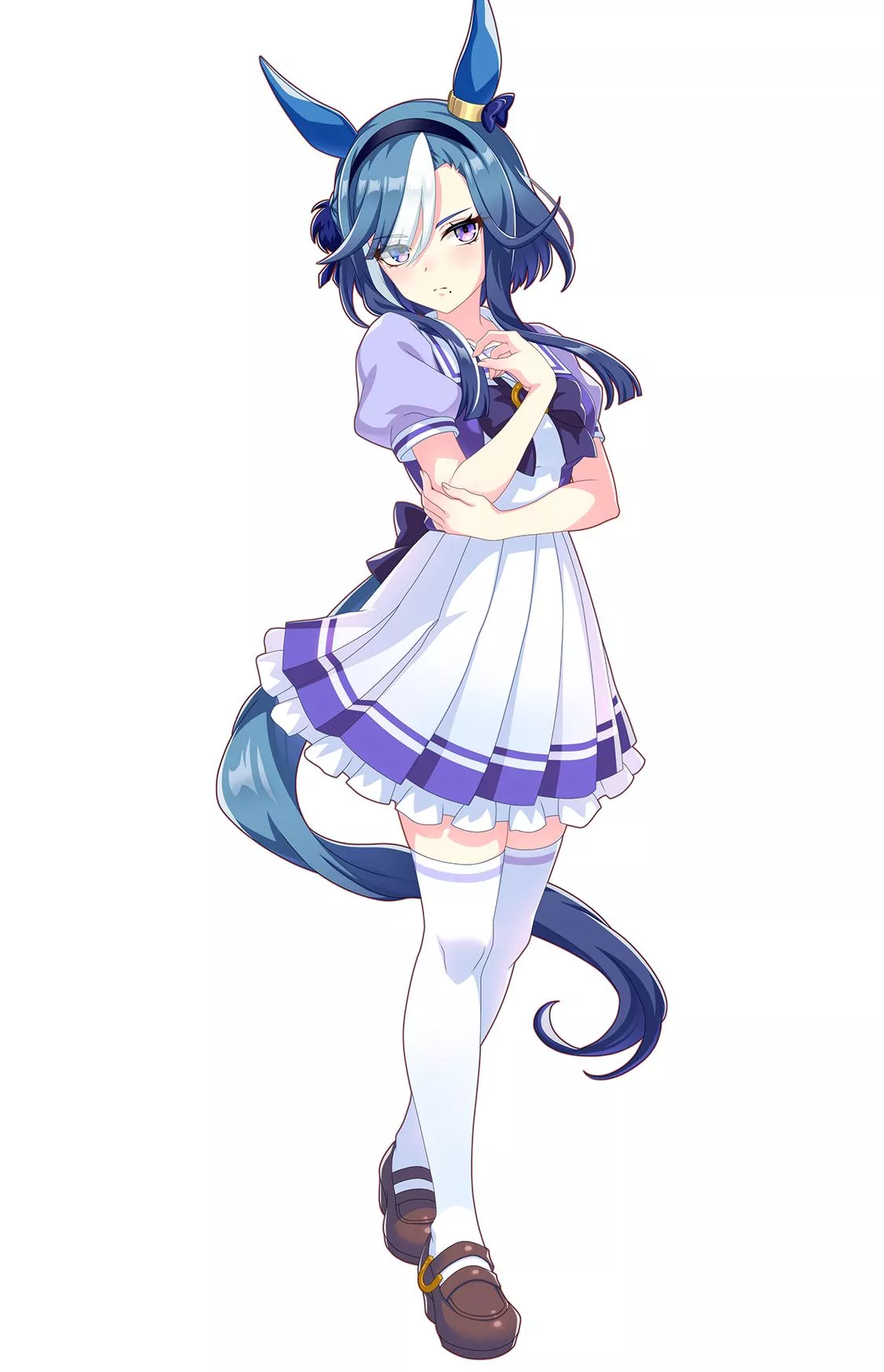 アドマイヤグルーヴの制服イラスト