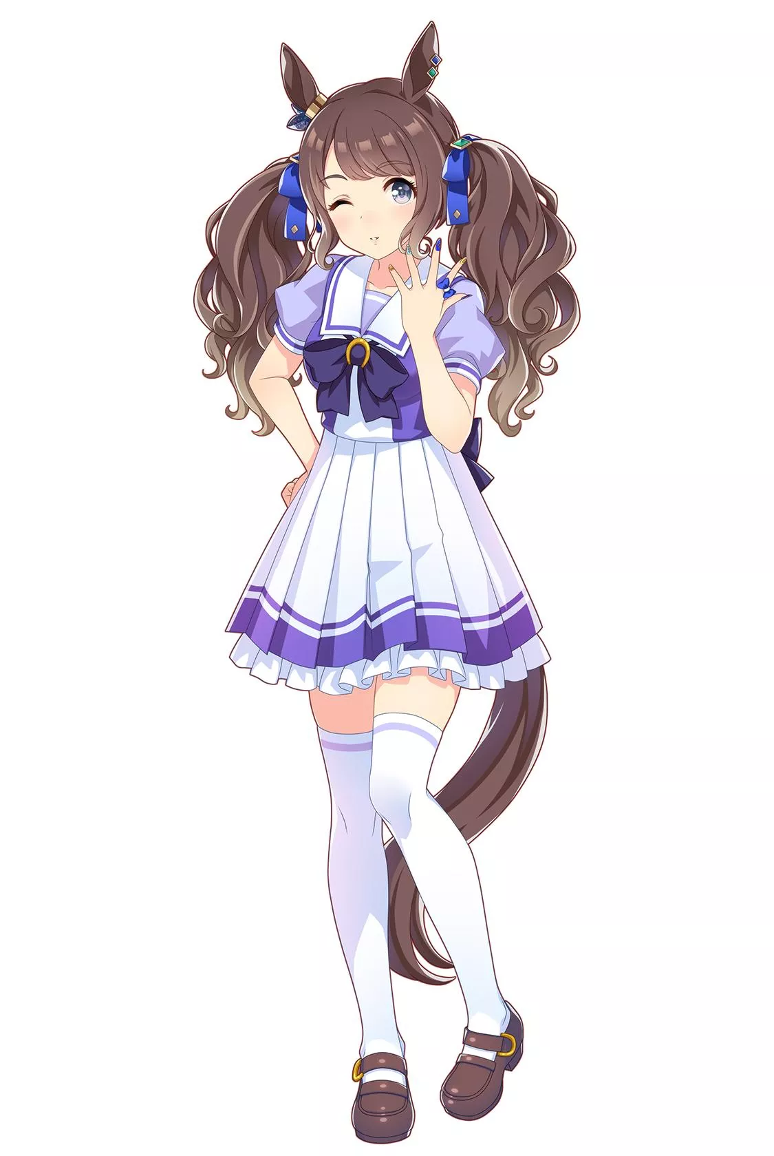 トーセンジョーダンの制服イラスト