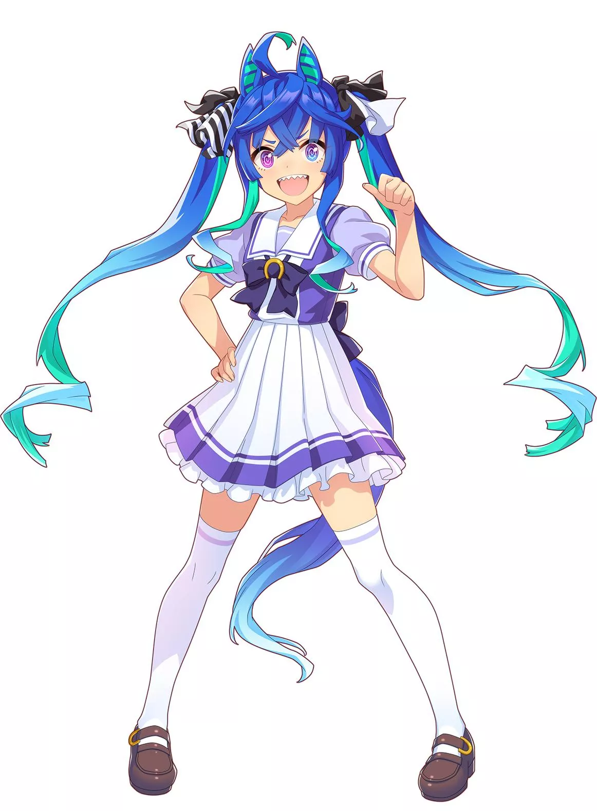 ツインターボの制服イラスト