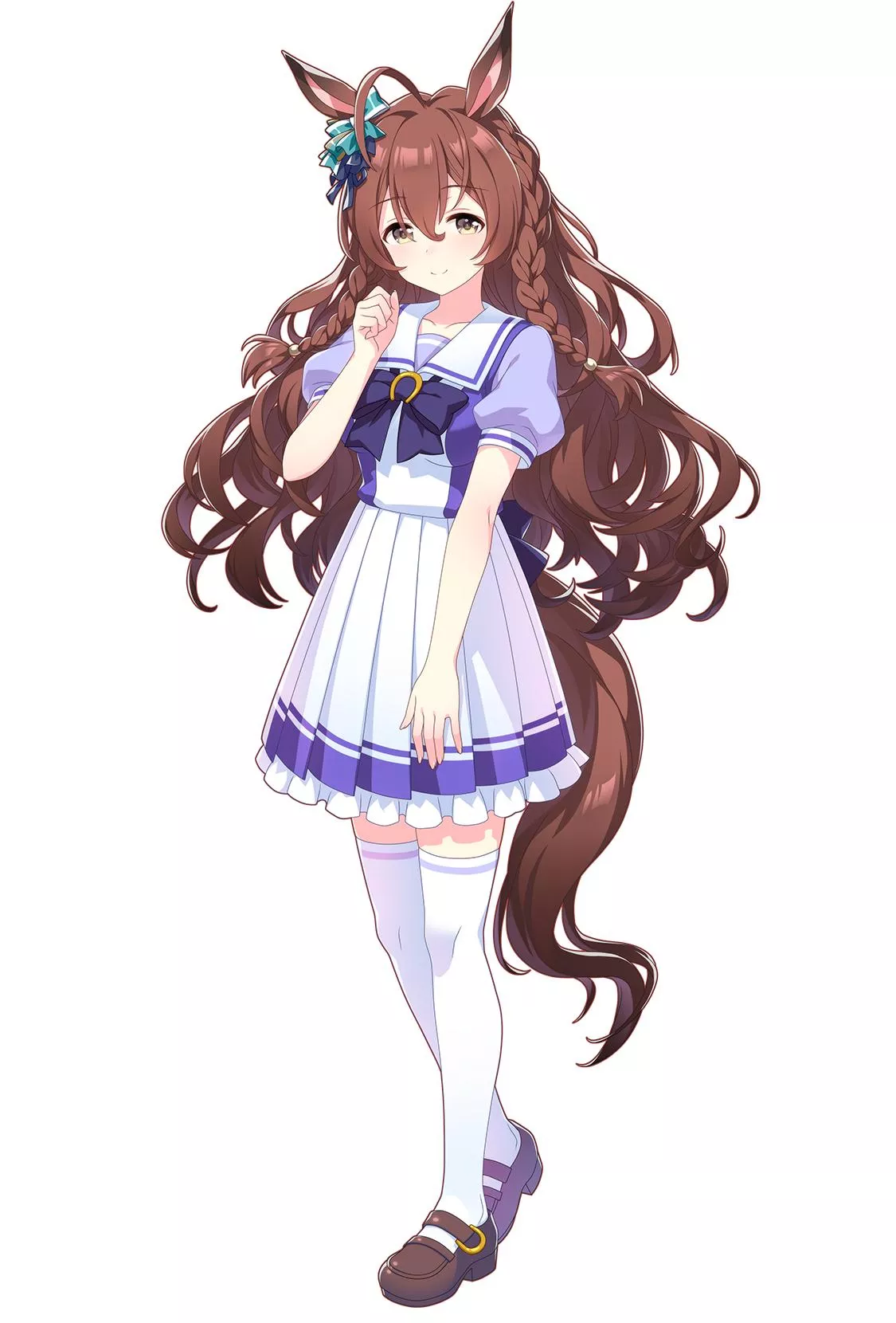 メジロブライトの制服イラスト