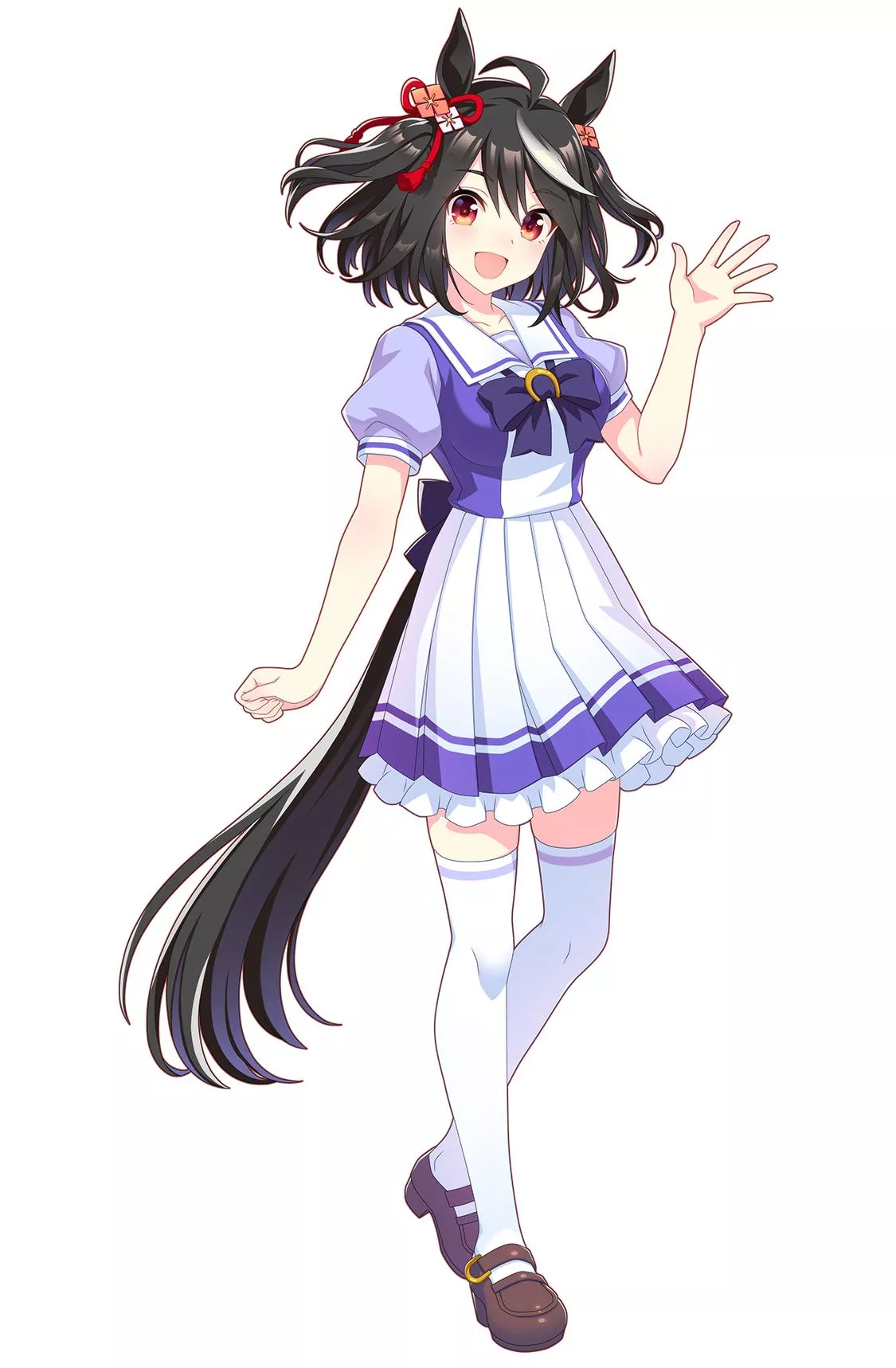 キタサンブラックの制服イラスト