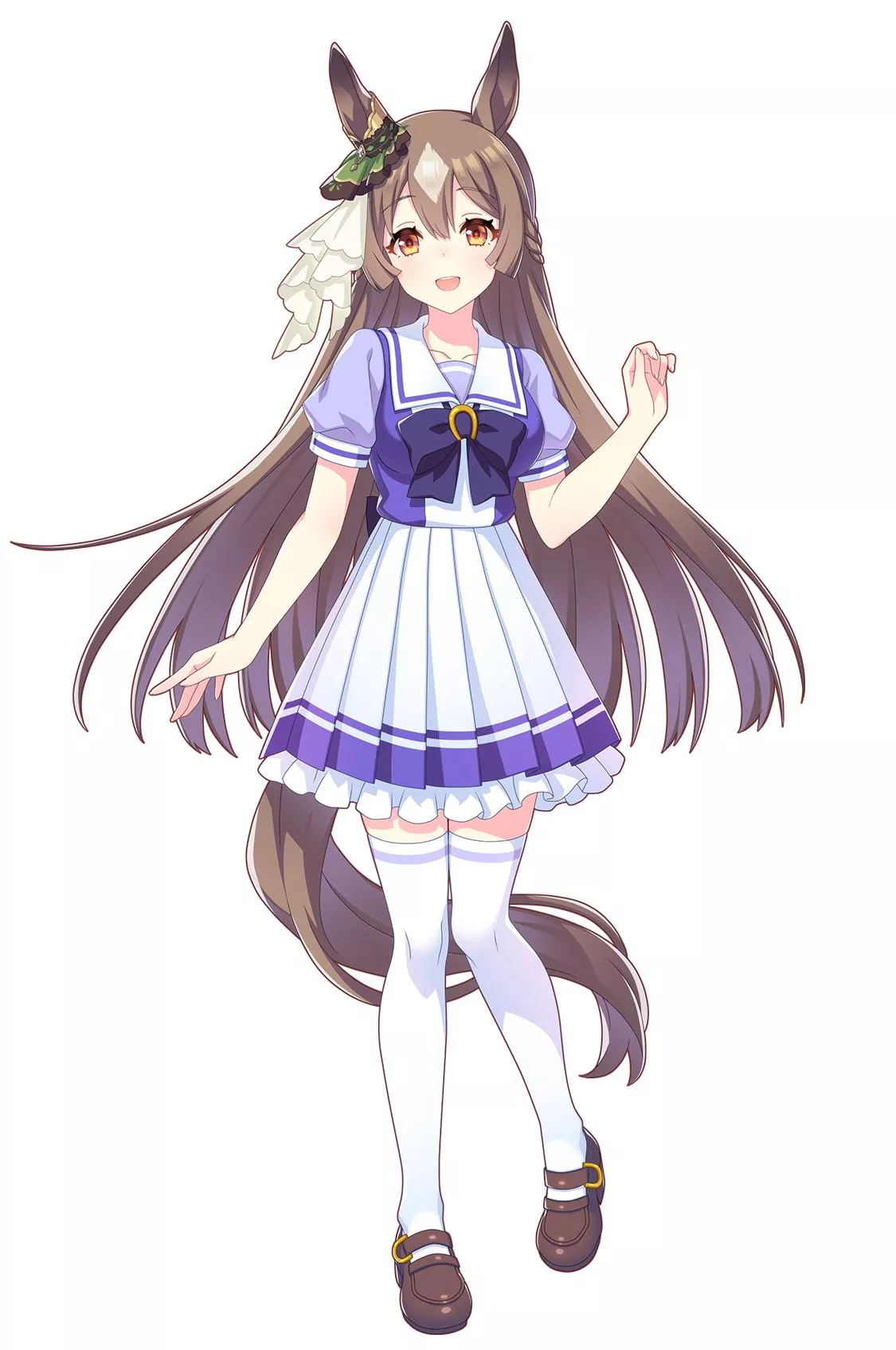 サトノダイヤモンドの制服イラスト