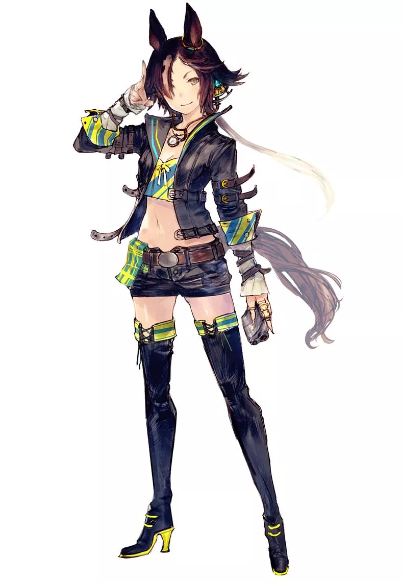 ウオッカの原案イラスト