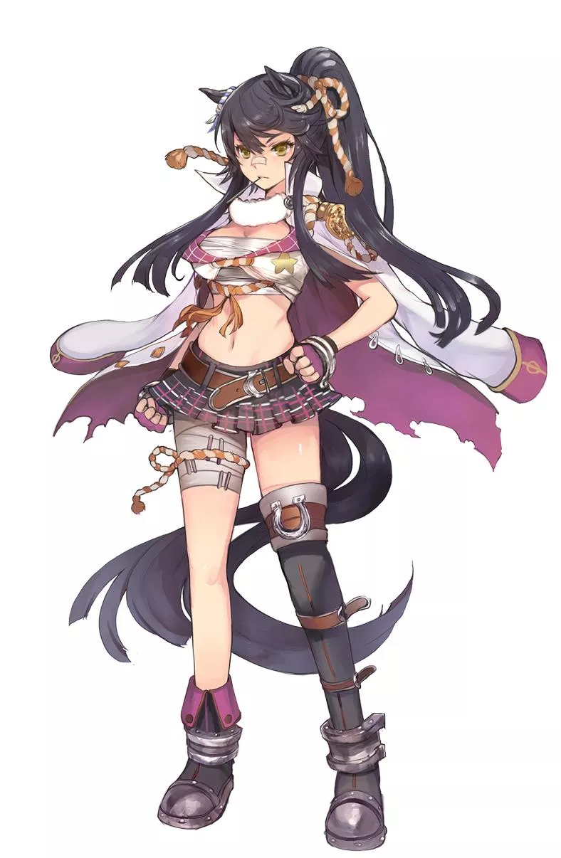 ナリタブライアンの原案イラスト