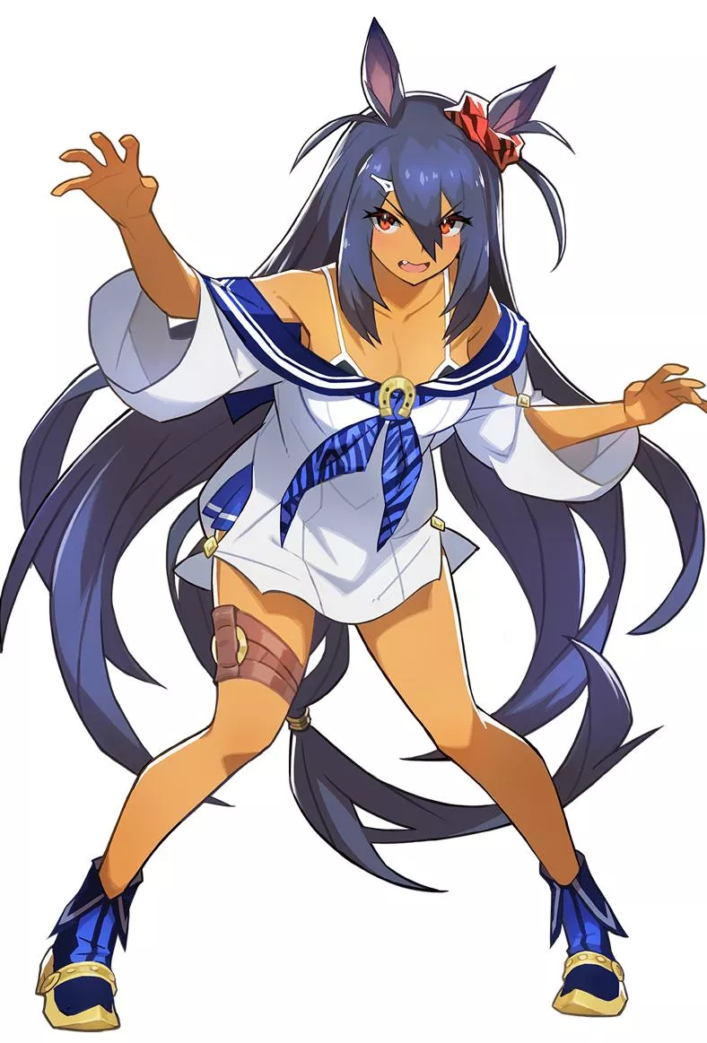 ヒシアマゾンの原案イラスト