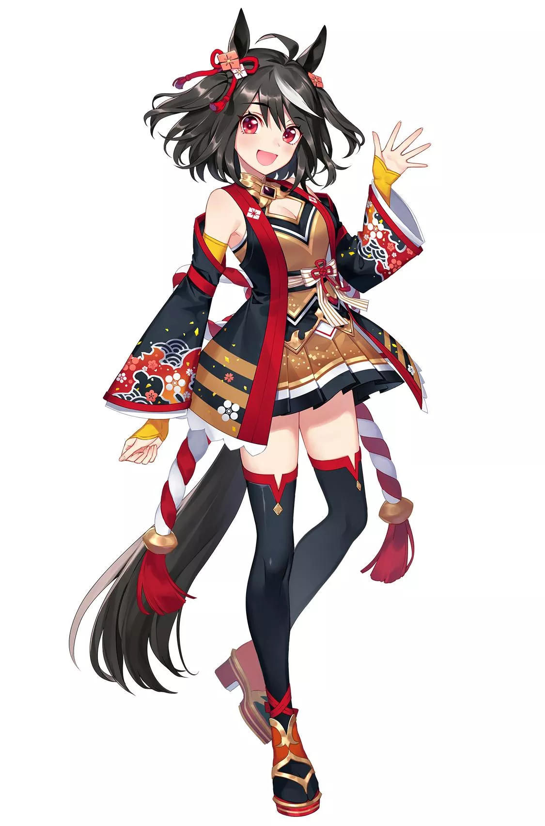 キタサンブラックの原案イラスト