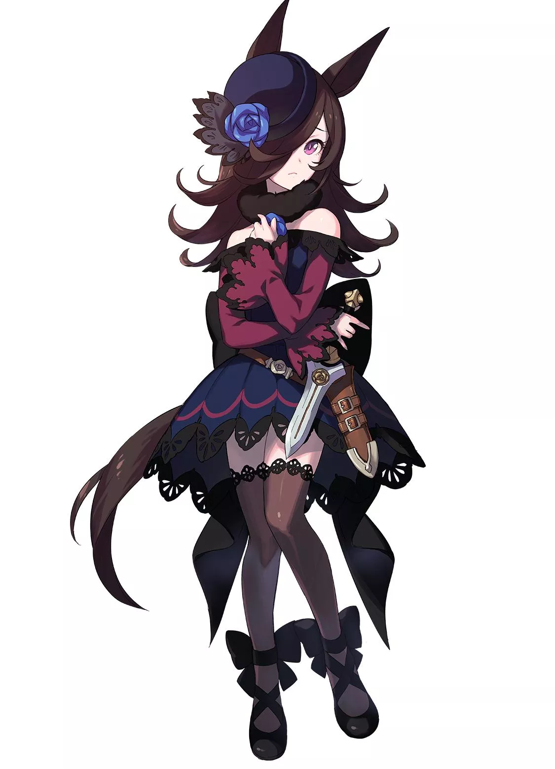 ライスシャワーの原案イラスト