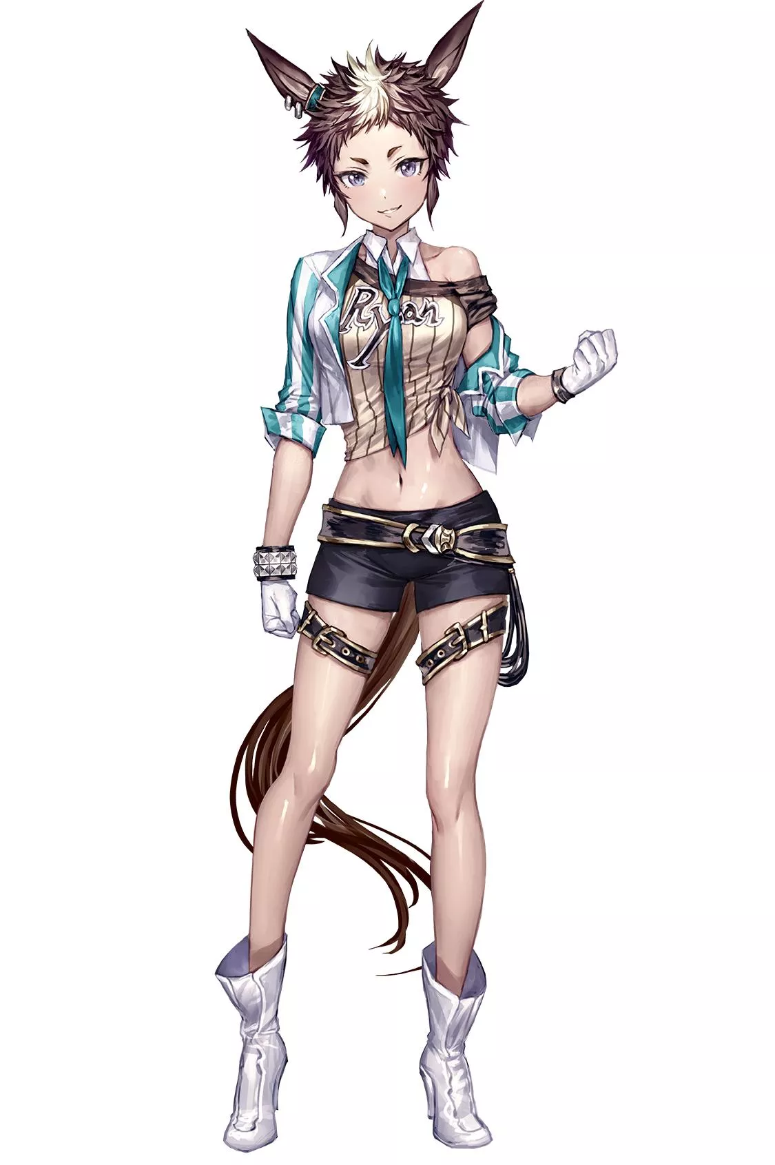 メジロライアンの原案イラスト